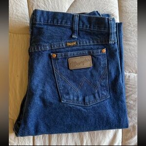 Wrangler Mens 30x40 Straight Leg Jeans Tall 40 Inseam Western Denim